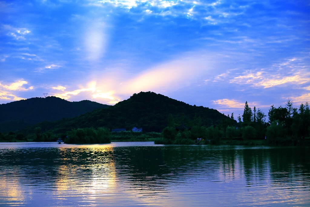 湘湖 湖山广场附近
