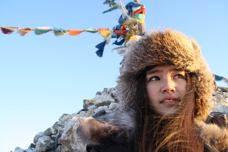 内蒙的蒙古姑娘