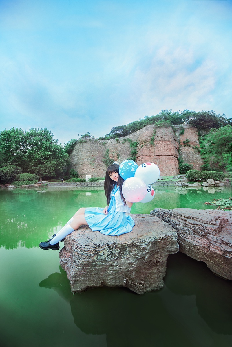 逛公园逛商场的水手服诗酱 - 人像, 水手服,, 小