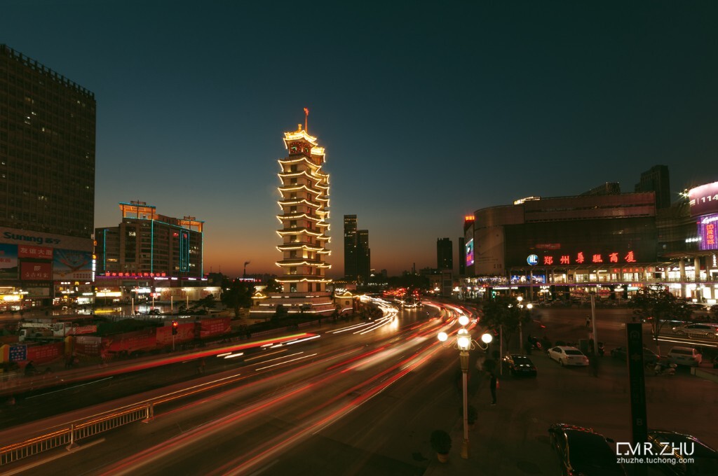 二七塔 - 城市, 夜景, 郑州 - mr-zhu - 图虫摄影网
