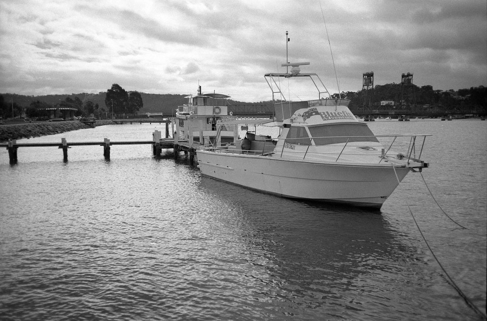 temans Bay 船一组 - 黑白, 胶片, <em>徕卡, 小八妹</em> -