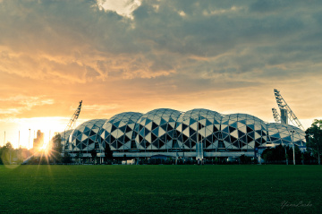 Sunset Over AAMI Park