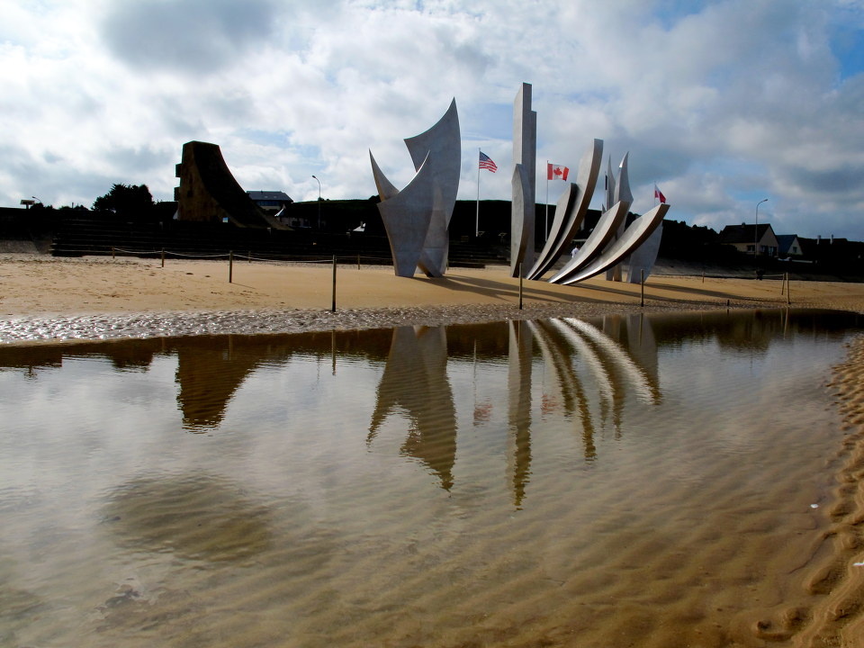 诺曼底奥马哈海滩雕塑 - 2011法国之行 - xieligang - 图虫摄影网