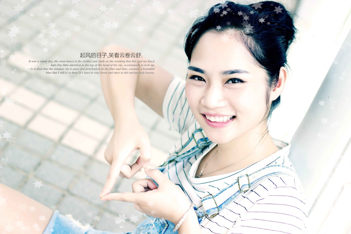 起风的日子-笑看云卷云舒。 - 人像, 50mm, 小清