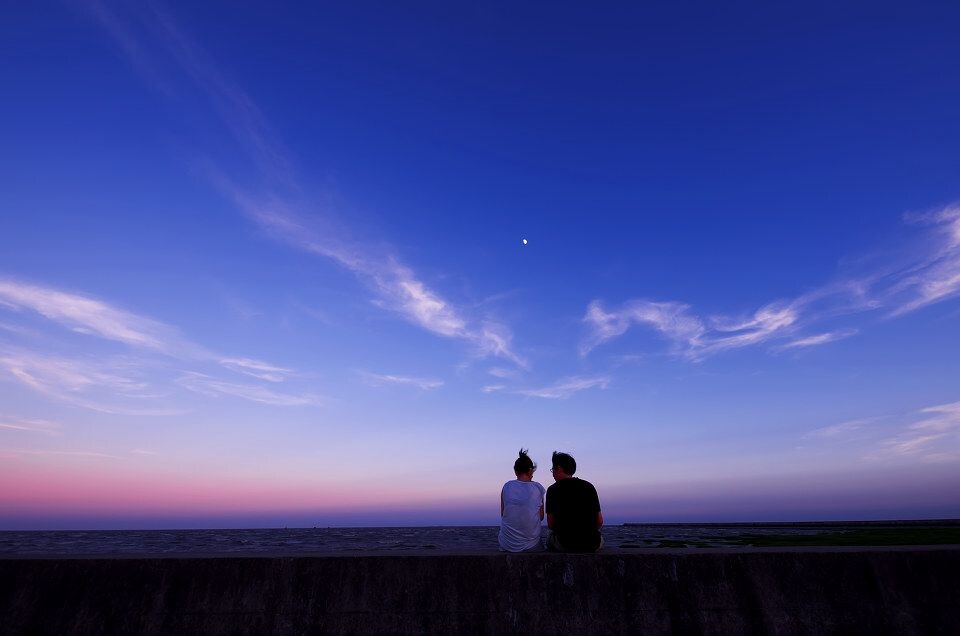 海滨仲夏夜按照,,,什么,,,,,顺序描写的