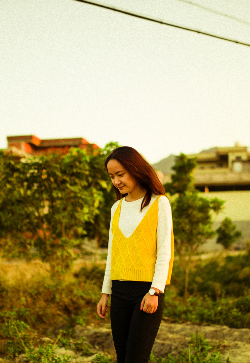 走在田野上 - 人像, 佳能, 深圳, 情绪, 秋天 - Que