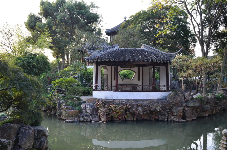 园林风景 - 红龙鱼