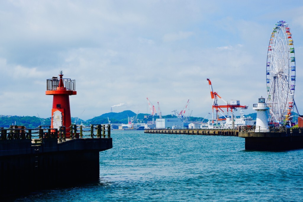 日本下关的一个小港口