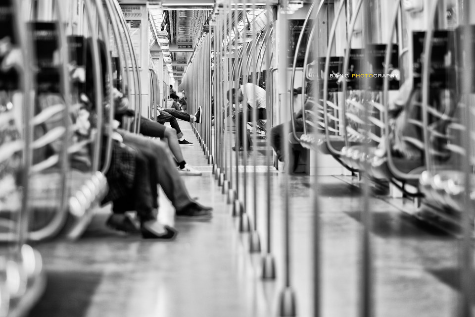 南京地铁二号线末班车 - AlvinZhu - 图虫摄影网