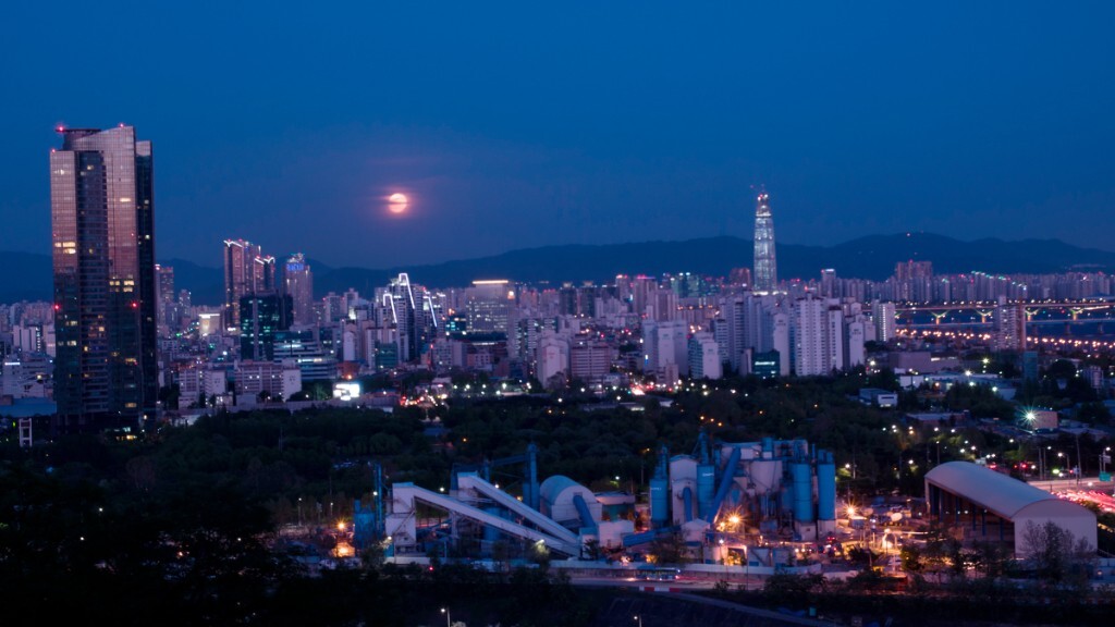 鹰峰山上 - 色彩, 夜景, 韩国首尔, 尼康, 旅行 - 逐
