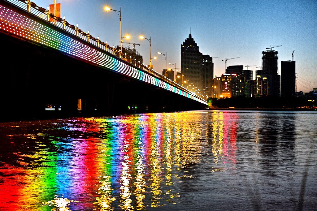 夜色.桥 - 夜景, 色彩, 适马睛典摄影大赛 - 林