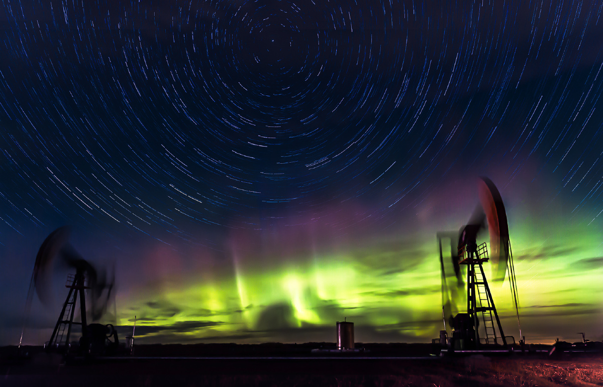 暗夜星空交响曲 - 夜景, 自然, 色彩, 佳能, 广角,