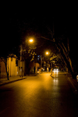 校园夜景