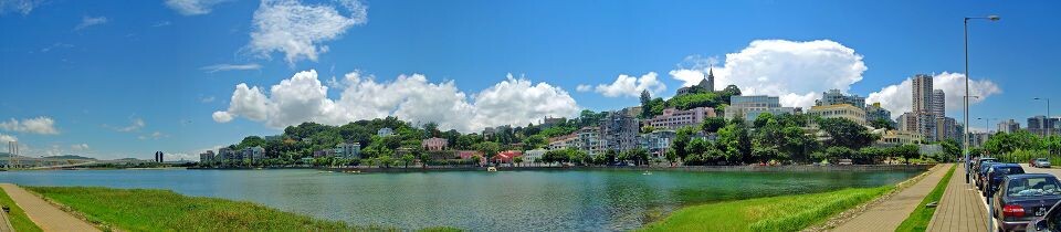 澳门西湾湖全景