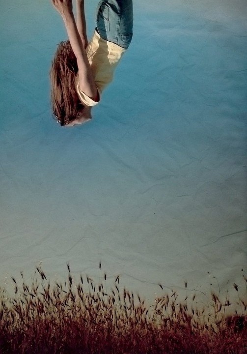 upside down