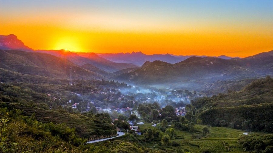 水墨官营村,济南七星台 - 风光 - sufei - 图虫摄影网