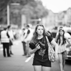 Girl on Australian Day