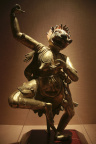 铜镀金虎头佛母像