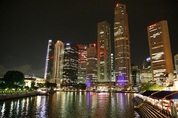 One night in Singapore