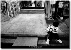 吃西瓜的少年