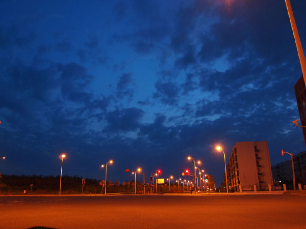道路夜景