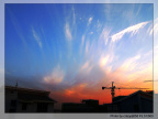 工地夕阳