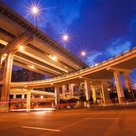 成都二环立交桥夜景