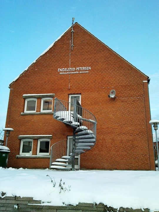 Bold name and bold stairs