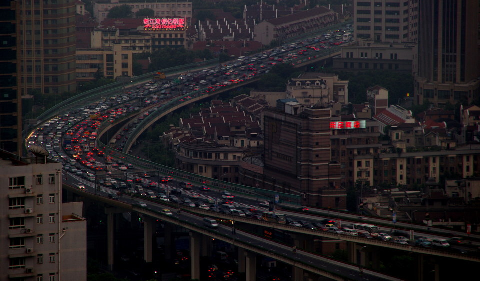 没有太阳的黄昏魔都 - 不飞鸟 - 上海城市风光
