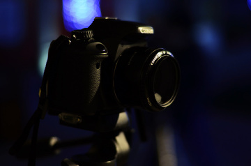 入夜后的Canon 550D