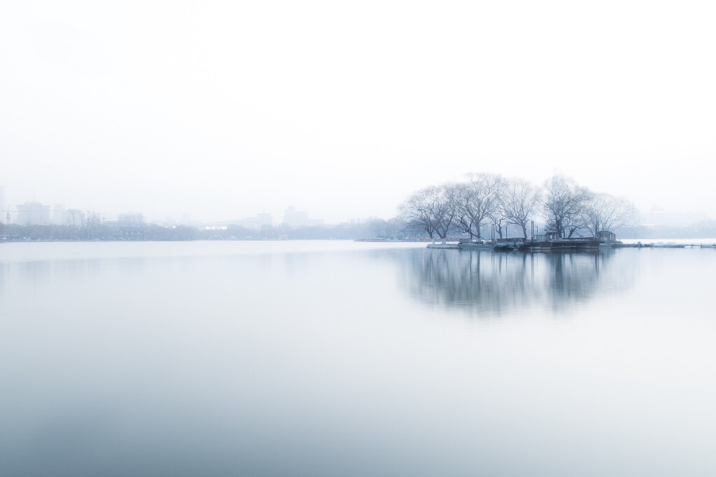 冬日大明湖 - 风光, 极简主义 - 哔格社 - 图虫摄影网