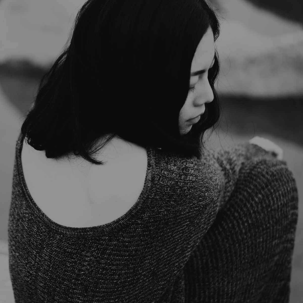 人像, 黑白, 50mm, Sony, 大光圈, 美女 - 钟小贱