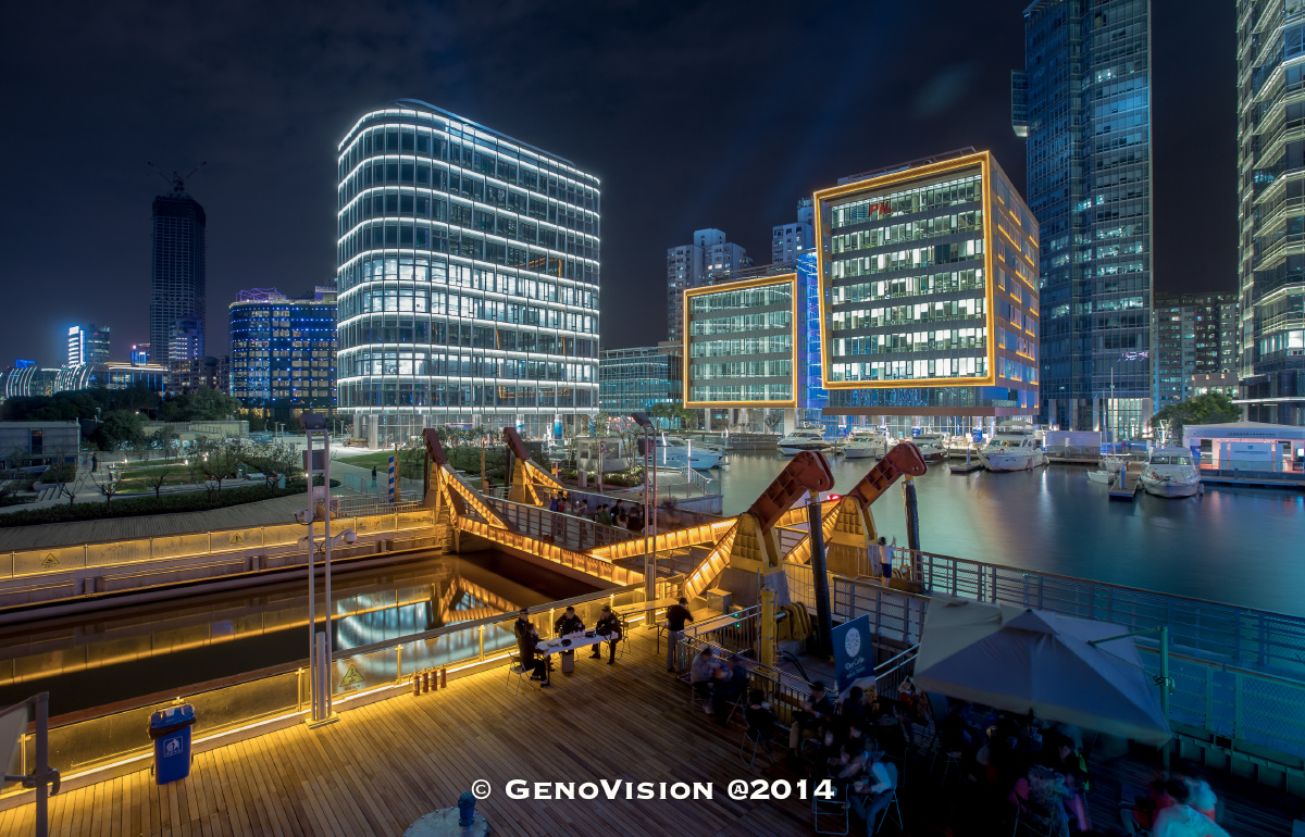 星外滩游艇码头 - 上海, 建筑, 夜景, 佳能, CAPA