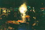 夜晚的街口