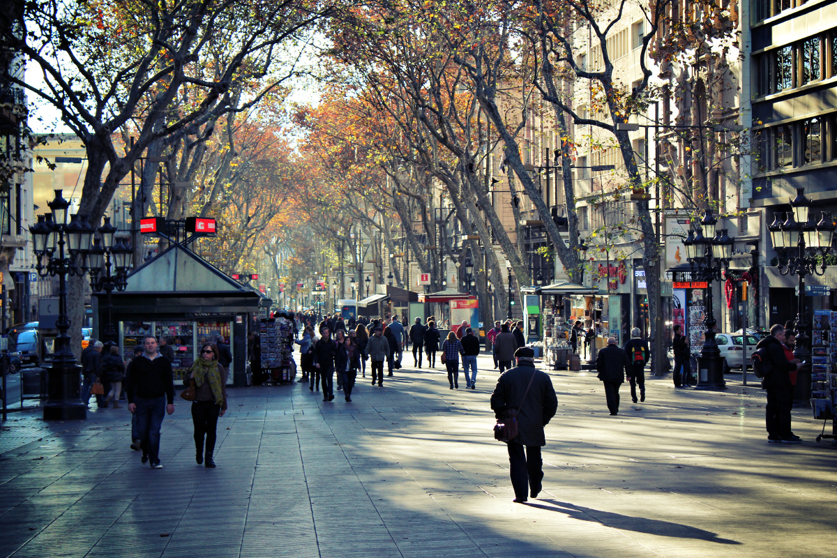 街:兰布拉大道 - 涵韬 - 图虫摄影网