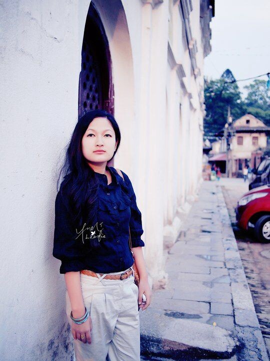 蒙古血统的尼泊尔妹子 - 尼泊尔;加德满都, 模特
