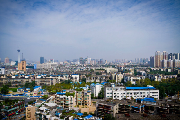 成都市景一瞥