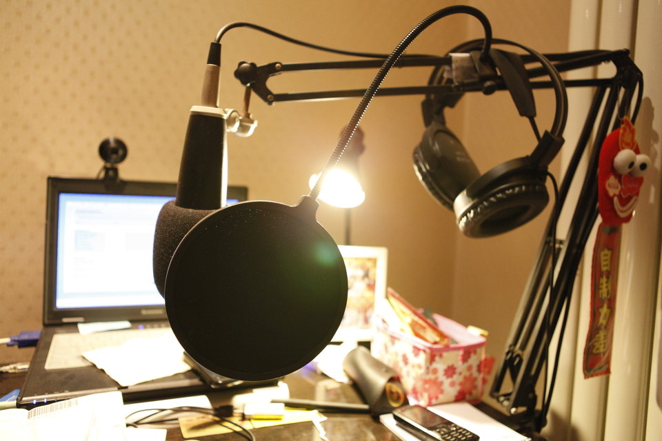 话筒, 麦克风, 配音, 摄影, 播音主持 - 卖菊花的小