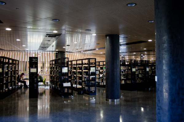 清华新馆 - 清华大学, 图书馆 - 回归线