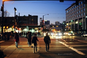 nightfall in san francisco