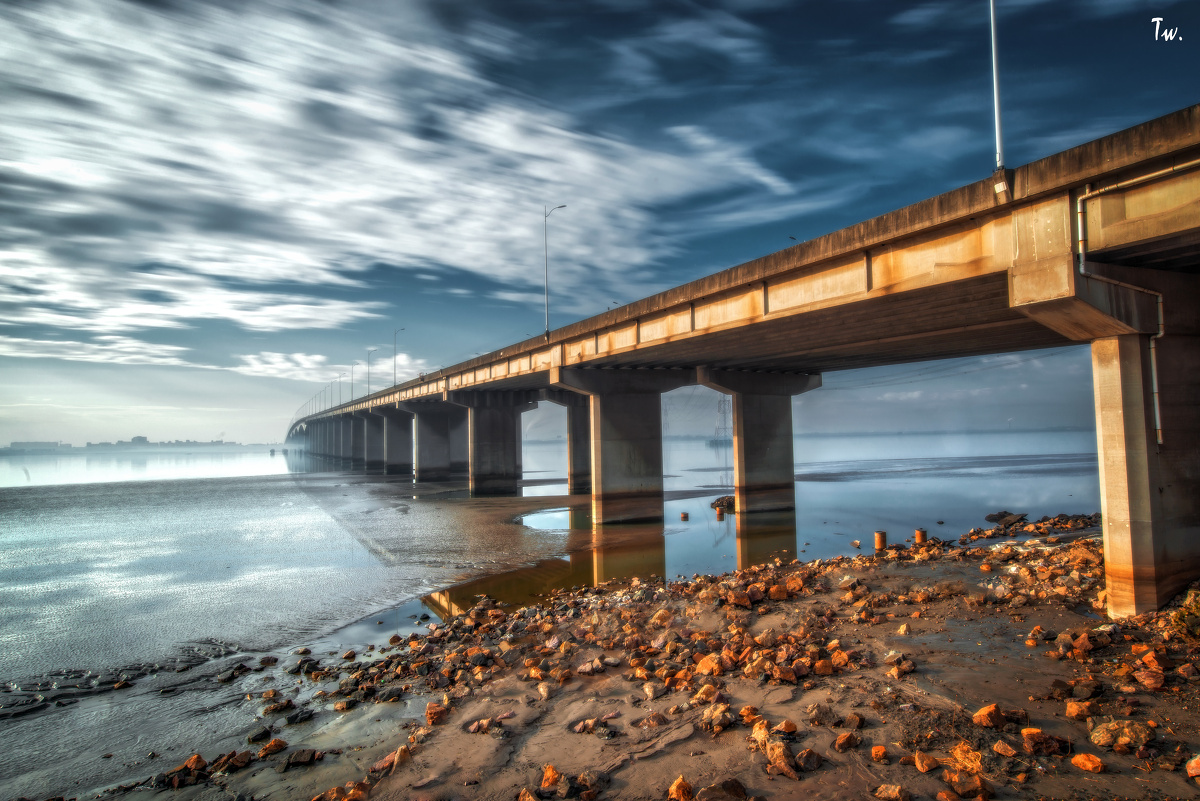 下沙大桥 - 风光, 尼康, 南京 - 唐威 - 图虫摄影网