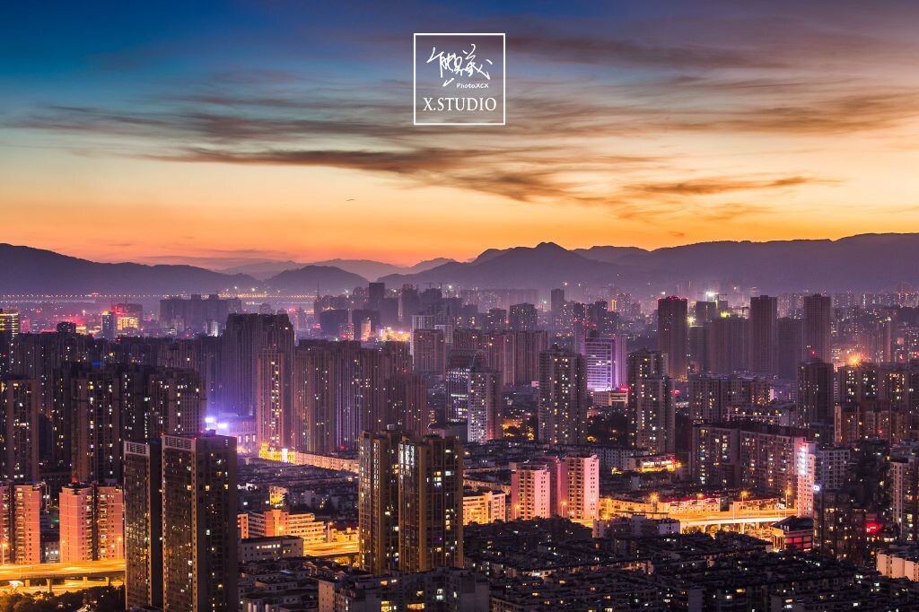 黄昏,昆明 - 风光, 城市, 云南, 昆明, capa 2014年