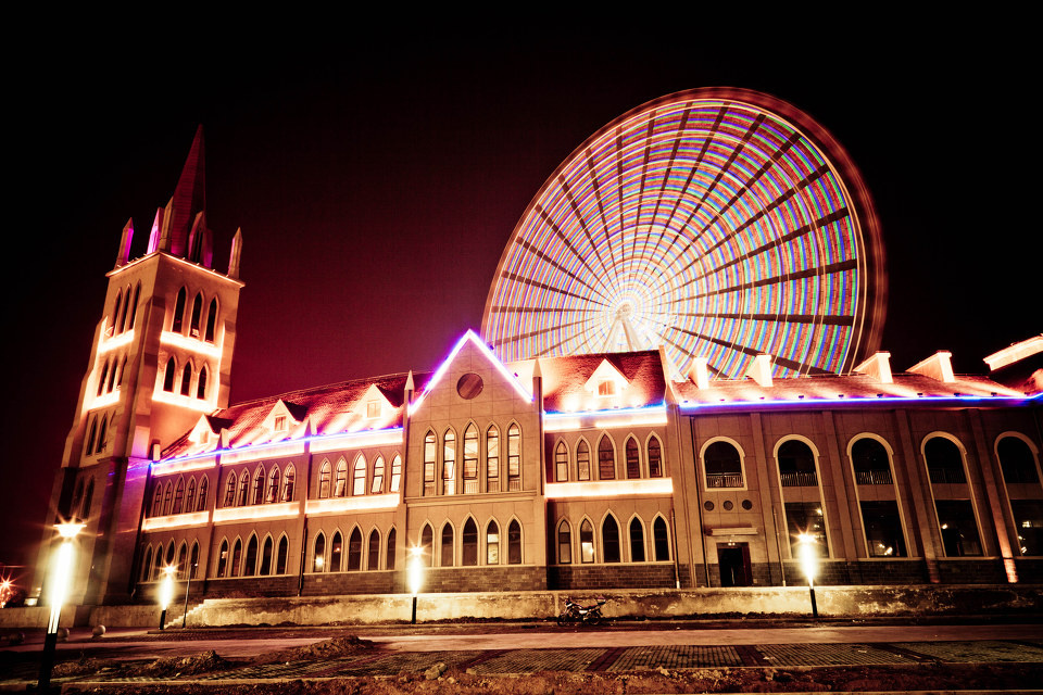 花鼓灯嘉年华+-+夜景
