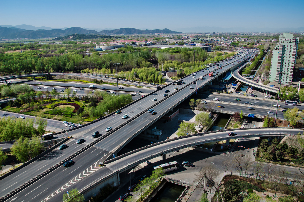 阳光下的万泉河桥 - 城市, 风光, 北京, 立交桥, 万泉河桥 - 阳光下的万泉河桥 - zhouchang - 图虫摄影网