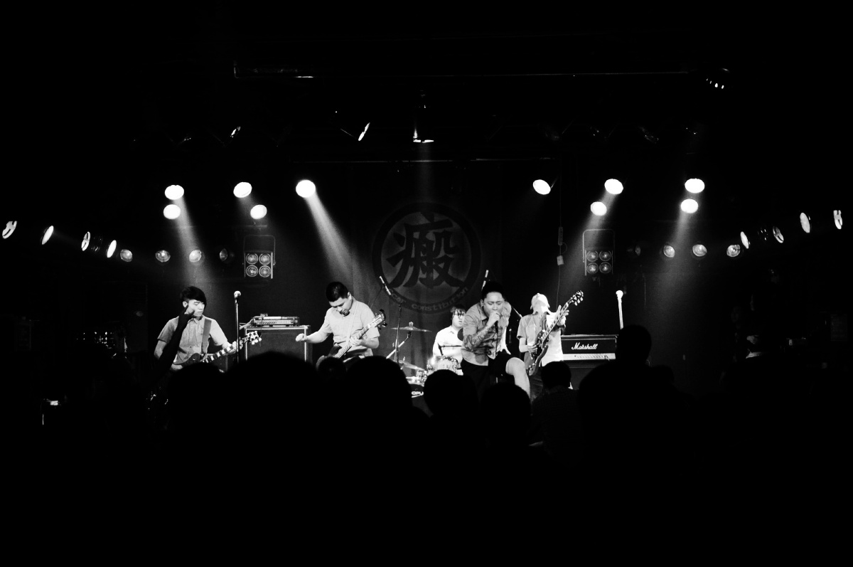 瘢痕体质乐队 - 摇滚舞台摄影, 瘢痕体质乐队, 黑