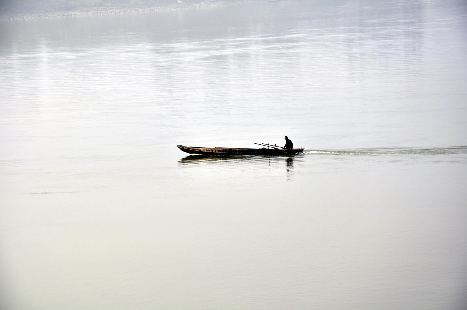 一叶舟 风光 胡勇 图虫摄影网