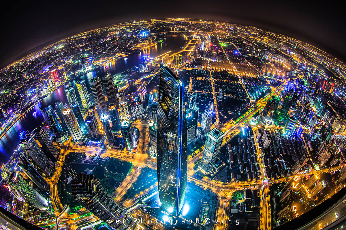 城市之巅 - 上海, 佳能, 夜景, 有奖征集,百度图片