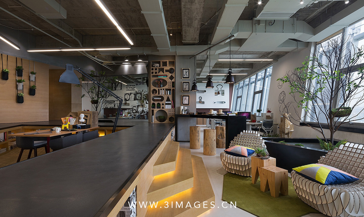 【3原创 】万科时一区办公样板 - 地产, 办公样