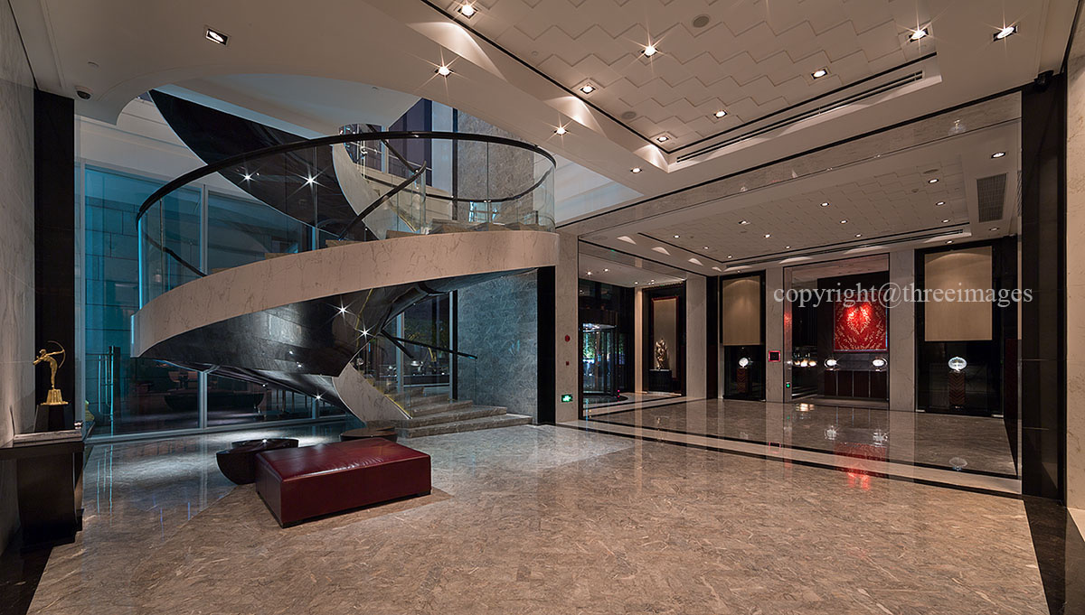 上海浦东四季酒店专辑- 大堂\/三像摄copyright@threeimages - threeimages - 建筑 城市 空间 - 图虫摄影网