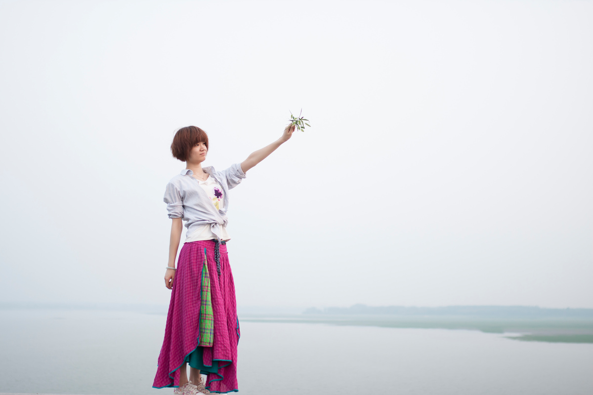 大明湖畔的夏雨荷吗? - 人像, 美女, 35mm, 小清